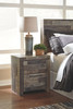 Derekson Multi Gray Full Panel Bed with Storage, Dresser, Mirror, Chest & Nightstand