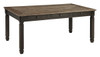 Tyler Creek Black/Gray Rectangular Dining Room Table