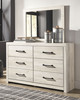 Cambeck Whitewash 6 Pc. Dresser, Mirror, Chest & King Panel Bed