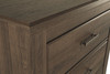 Juararo Dark Brown 6 Pc. Dresser, Mirror, Chest & California King Panel Bed