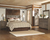 Juararo Dark Brown 6 Pc. Dresser, Mirror, Chest, Queen Panel Headboard & 2 Nightstands