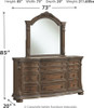 Charmond Brown Dresser & Mirror