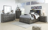 Caitbrook Gray Full Storage Bed