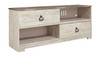 Willowton Whitewash Large TV Stand