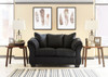 Darcy Black Loveseat