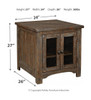 Danell Ridge Brown Rectangular End Table