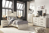 Cambeck Whitewash 8 Pc. Dresser, Mirror, Chest, Twin Panel Bed & 2 Nightstands