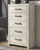 Cambeck Whitewash 8 Pc. Dresser, Mirror, Chest, Full Panel Bed & 2 Nightstands