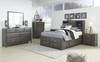 Caitbrook Gray 8 Pc. Dresser, Mirror, Chest, Full Storage Bed & 2 Nightstands