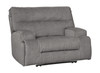 Coombs Charcoal Wide Seat Recliner