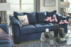 Darcy Blue Sofa & Loveseat