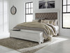 Kanwyn Whitewash 5 Pc. Dresser, Mirror & Queen UPH Storage Bed