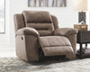 Stoneland Fossil Reclining Sofa, Double Reclining Loveseat with Console & Rocker Recliner