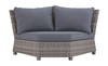 Salem Beach Gray Sectional Lounge