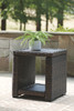 Grasson Lane Brown Square End Table