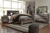Derekson Multi Gray 8 Pc. King Panel Bed Collection