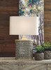 Deondra Gray Metal Table Lamp (1/CN)