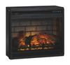 Entertainment Accessories Black Fireplace Insert Infrared