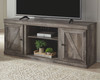 Wynnlow Gray LG TV Stand with Fireplace Insert Infrared