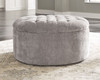 Carnaby Dove Oversized Accent Ottoman