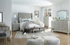 Coralayne Silver California King Upholstered Bed