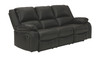 Calderwell Black Reclining Sofa