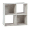 Paxberry Whitewash Four Cube Organizer