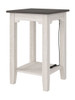 Dorrinson Two-tone Chair Side End Table