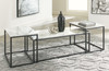 Donnesta Gray/Black Occasional Table Set (3/CN)