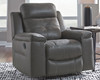 Jesolo Dark Gray Rocker Recliner