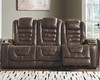 Game Zone Bark Power Reclining Sofa with ADJ Headrest