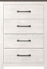 Gerridan White/Gray Four Drawer Chest