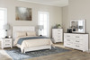 Gerridan White/Gray Dresser, Mirror