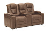 Owner's Box Thyme Power Reclining Loveseat/CON/ADJ HDRST