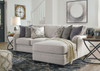 Dellara Chalk 2-Piece Sectional with Chaise