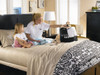 Maribel Black King Panel Bed