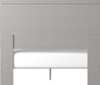 Cottenburg Light Gray/White Queen Panel Bed