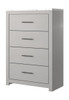 Cottenburg Light Gray/White 5 Pc. Dresser, Mirror, Chest, Full Panel Bed