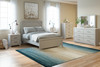 Cottenburg Light Gray/White 6 Pc. Dresser, Mirror, Full Panel Bed, 2 Nightstands