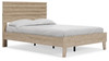 Oliah Natural Full Panel Platform Bed