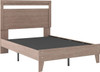 Flannia Gray Full Panel Platform Bed