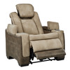 Next-Gen DuraPella Sand Power Recliner/ADJ Headrest