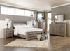 Zelen Warm Gray 5 Pc. Queen Panel Bedroom Collection