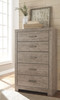 Culverbach Gray 5 Pc. Dresser, Mirror, Chest, Queen Panel Bed