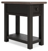 Tyler Creek Two-tone Chair Side End Table