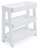 Blariden White Shelf Accent Table