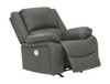 Calderwell Gray Power Rocker Recliner