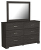 Belachime Black 5 Pc. Dresser, Mirror, Chest, Queen Panel Bed