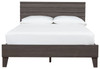 Brymont Dark Gray Queen Panel Platform Bed