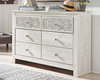 Paxberry Whitewash Dresser, Mirror